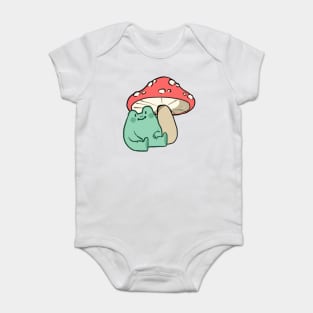 Mushroom froggie Baby Bodysuit